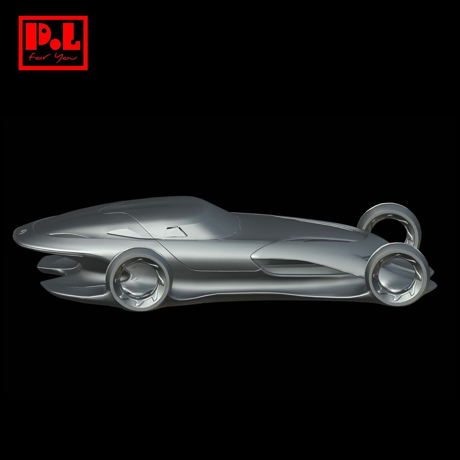 Mercedes-Benz Silver Arrow Concept Silver Lightning (2011) – 1/87 64 43 32 24 18