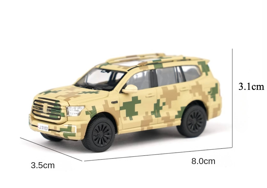 XCARTOYS 1:64 Camo Tank 500 Sports ORV City SUV Model Diecast Metal Car