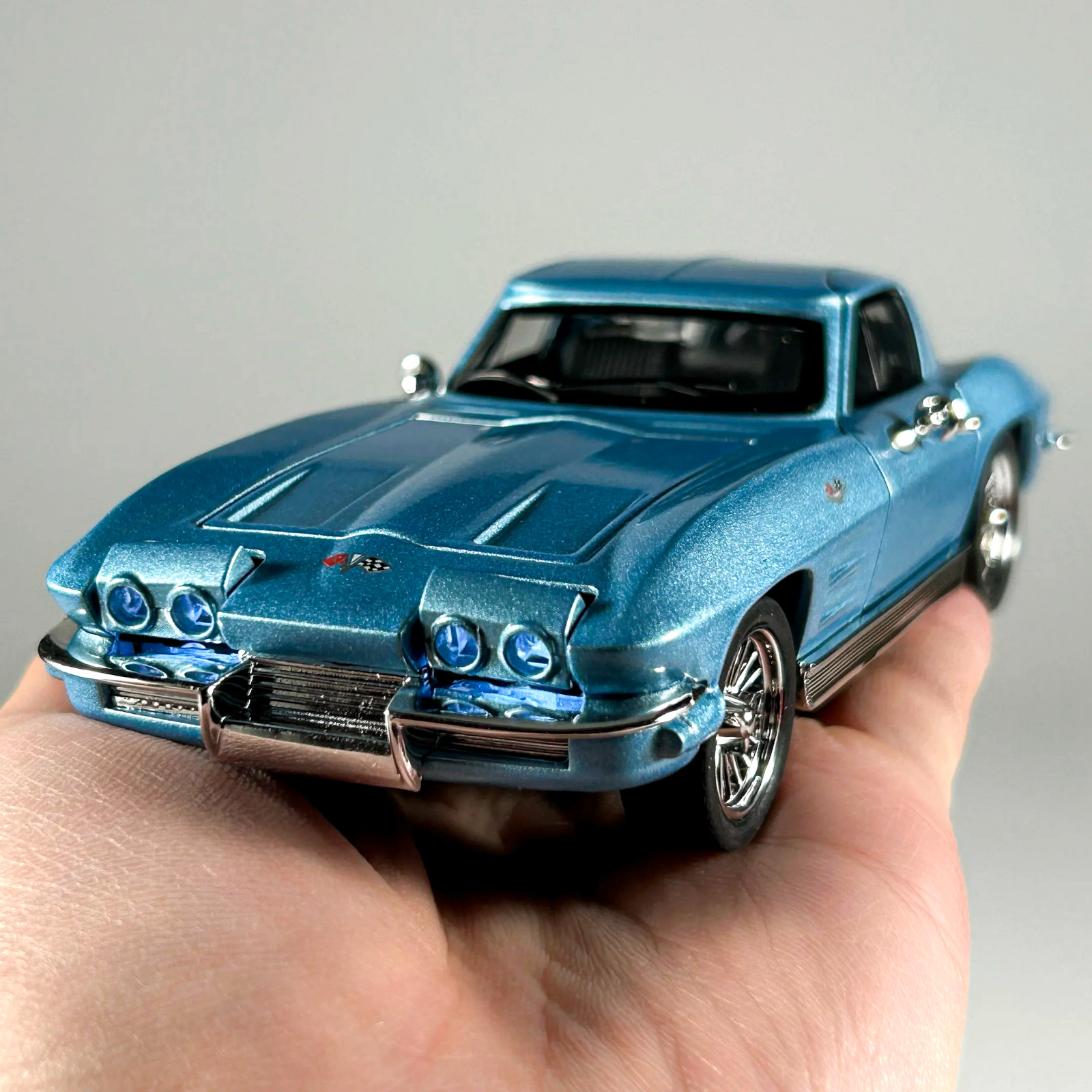 1:32 1963 Chevrolet Corvette Sting Ray C2 Coupe Model Car Collectible Toy Gift