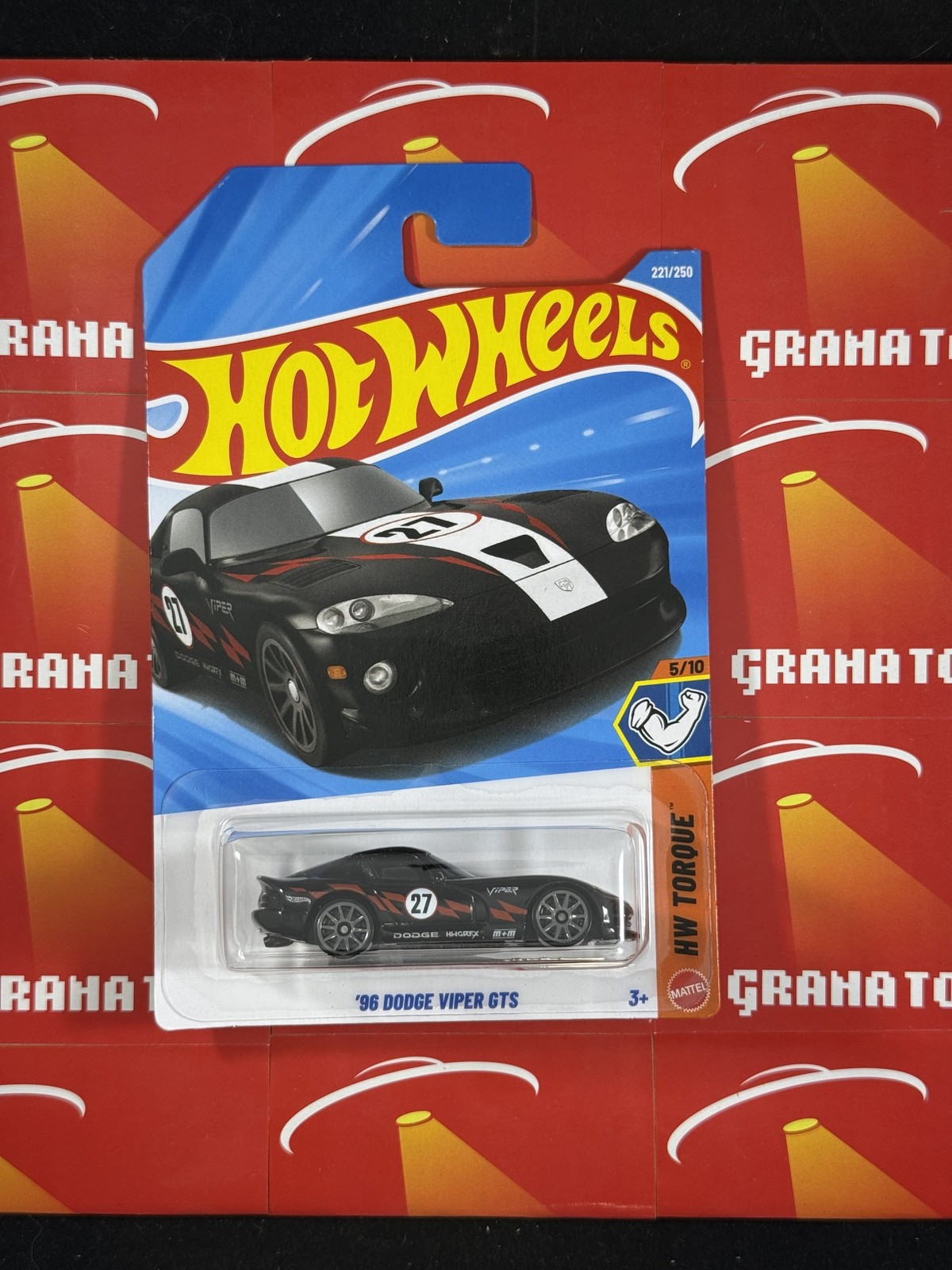 ’96 Dodge Viper GTS #221 5/10 Torque 2026 Hot Wheels Mix L