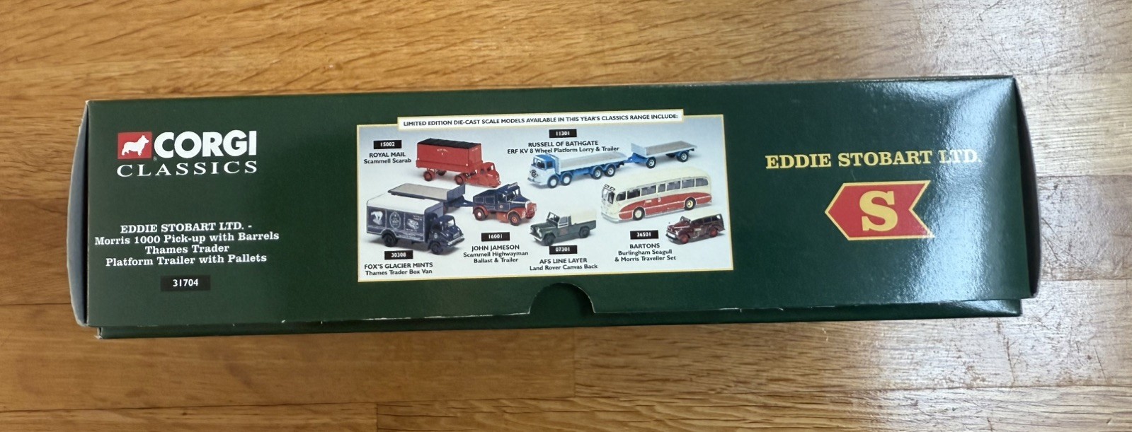 Corgi Classics Eddie Stobart Ltd Morris 1000 Thames Trader Platform Trailer New