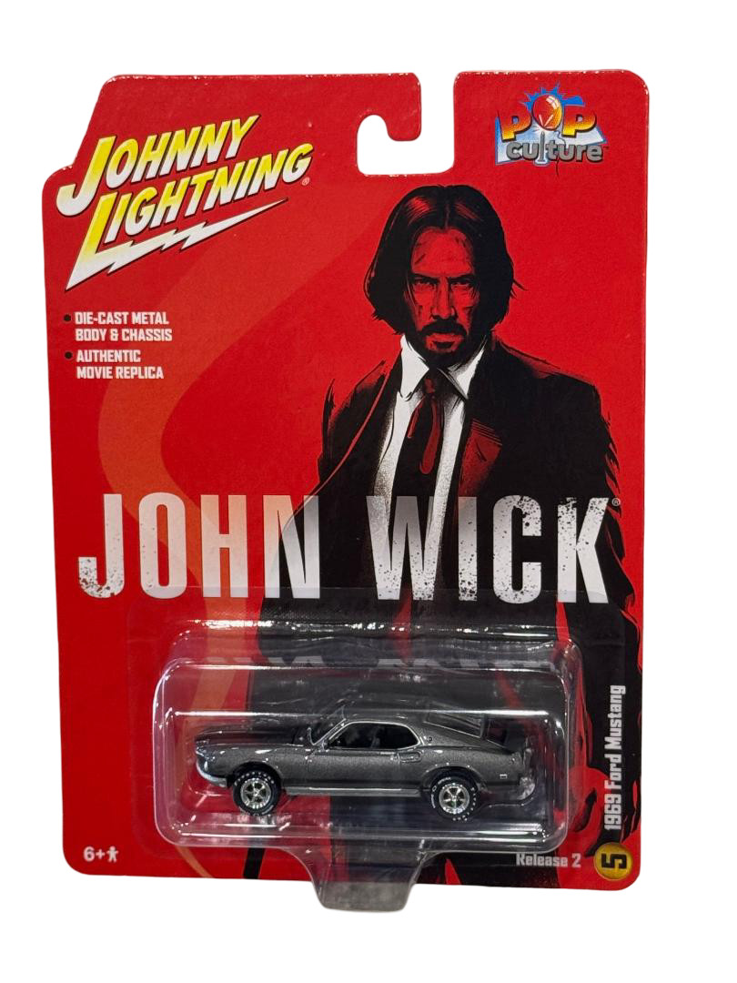 Johnny Lightning Pop Culture 1969 John Wick Ford Mustang 1/64