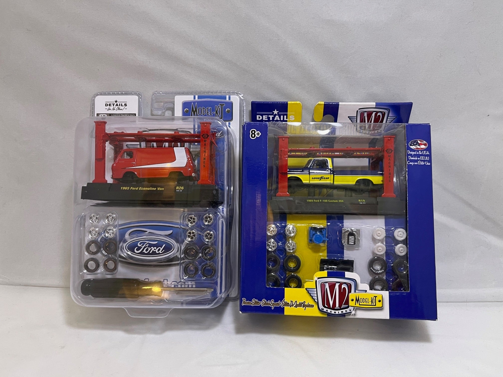 # 01142 – M2 Machines Model-Kit Lot #1 – 4 Pcs.