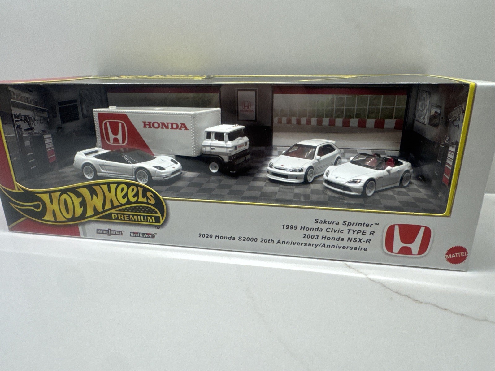 Hot Wheels Premium 2025 Honda Set Sprinter Civic Type R NSX-R S2000 Diorama