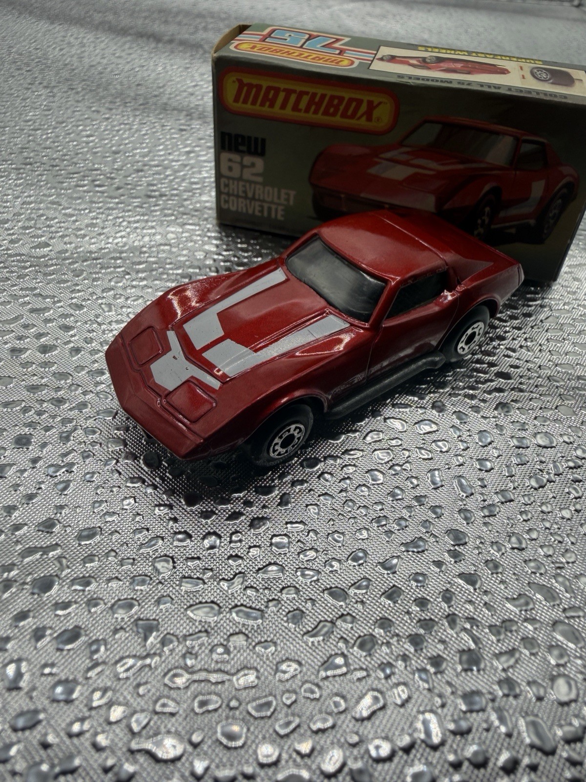 Matchbox Super Fast- Chevrolet Corvette – #62- 1979 Lesney England Pristine!