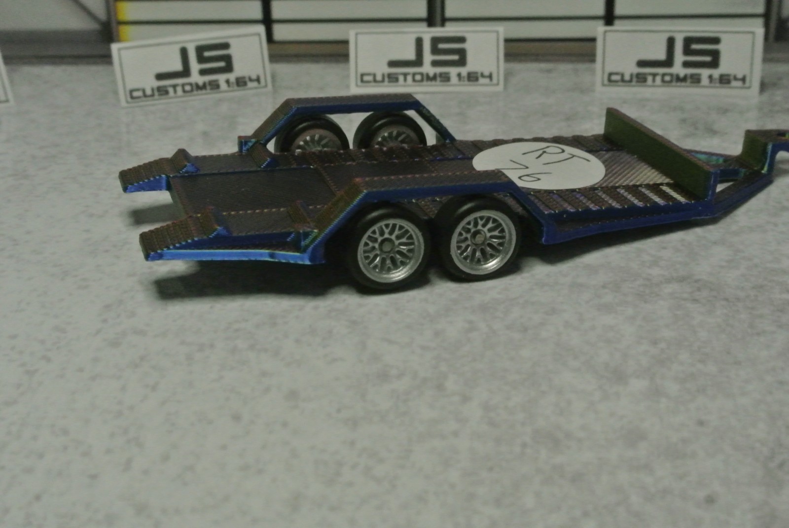 Tandem Car Trailers Custom Builds – Hot Wheels / Matchbox 1:64 Scale