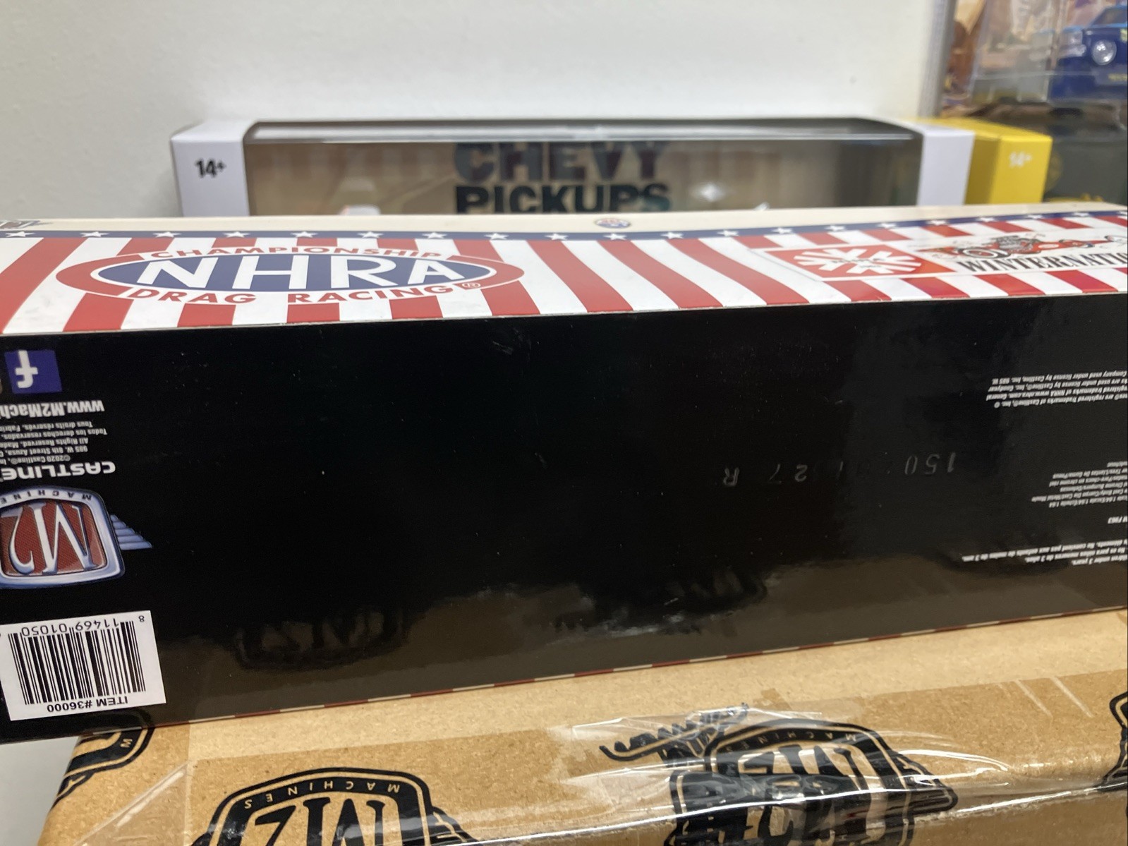 M2 NHRA 1958 Chevrolet Cameo Truck & 1957 Chevrolet Gasser CHASE in box