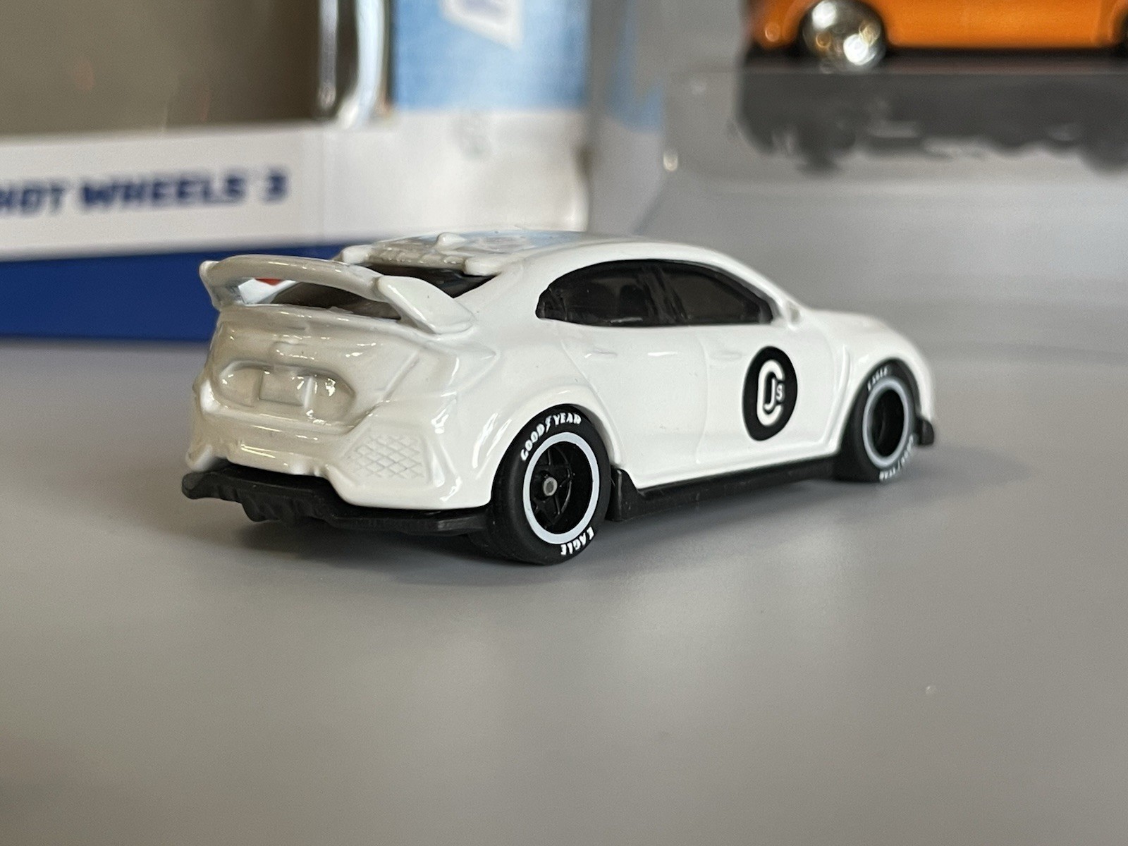 Hot Wheels Ronin Run Honda Civic Type R + CUSTOM 3 Pack (wheel swaps)