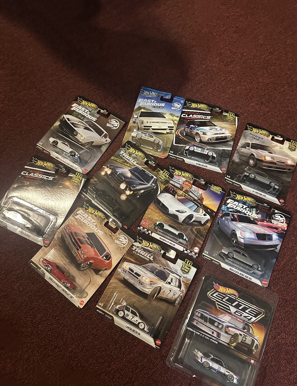 Hot Wheels Premium Lot Fast & Furious Elite 64 Car Culture Modern Classics