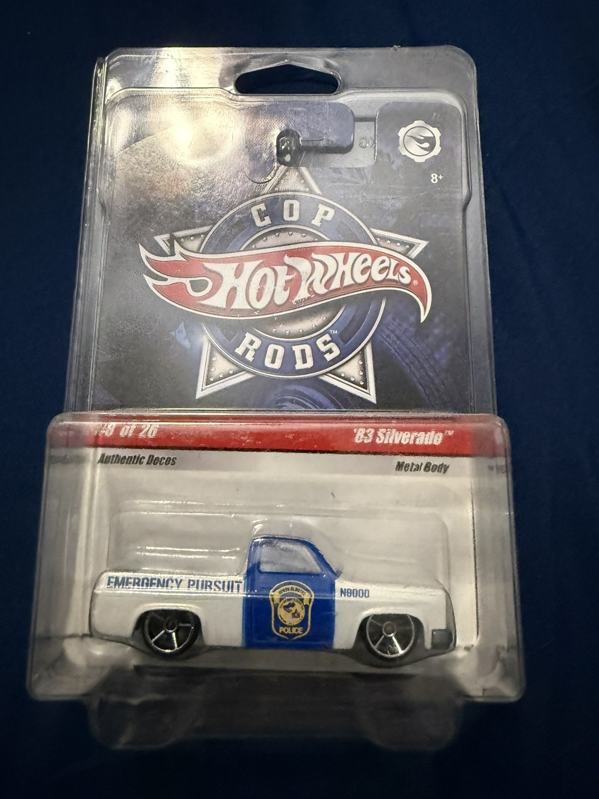 Hot Wheels Cop Rods 83 Chevy Silverado Emergency Pursuit ** the REAL DEAL