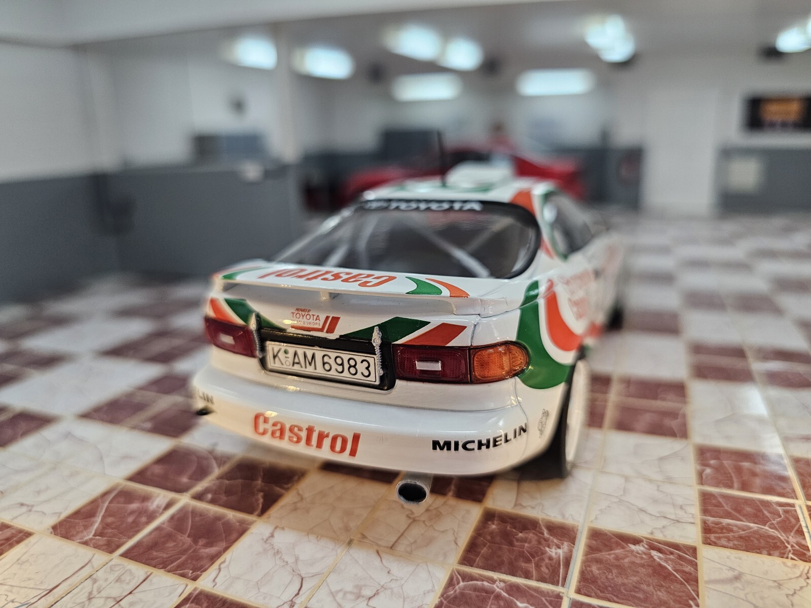 SPB 1/24 SCALE 1994 TOYOTA CELICA TURBO ST 185 AURIOL SANREMO DIECAST MODEL CAR