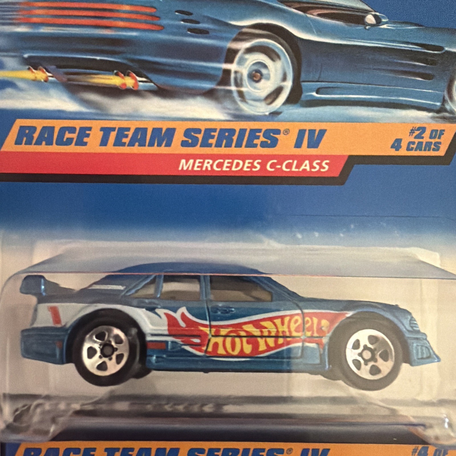 1998 Hot Wheels Race Team Series IV Complete Set Of #1-4