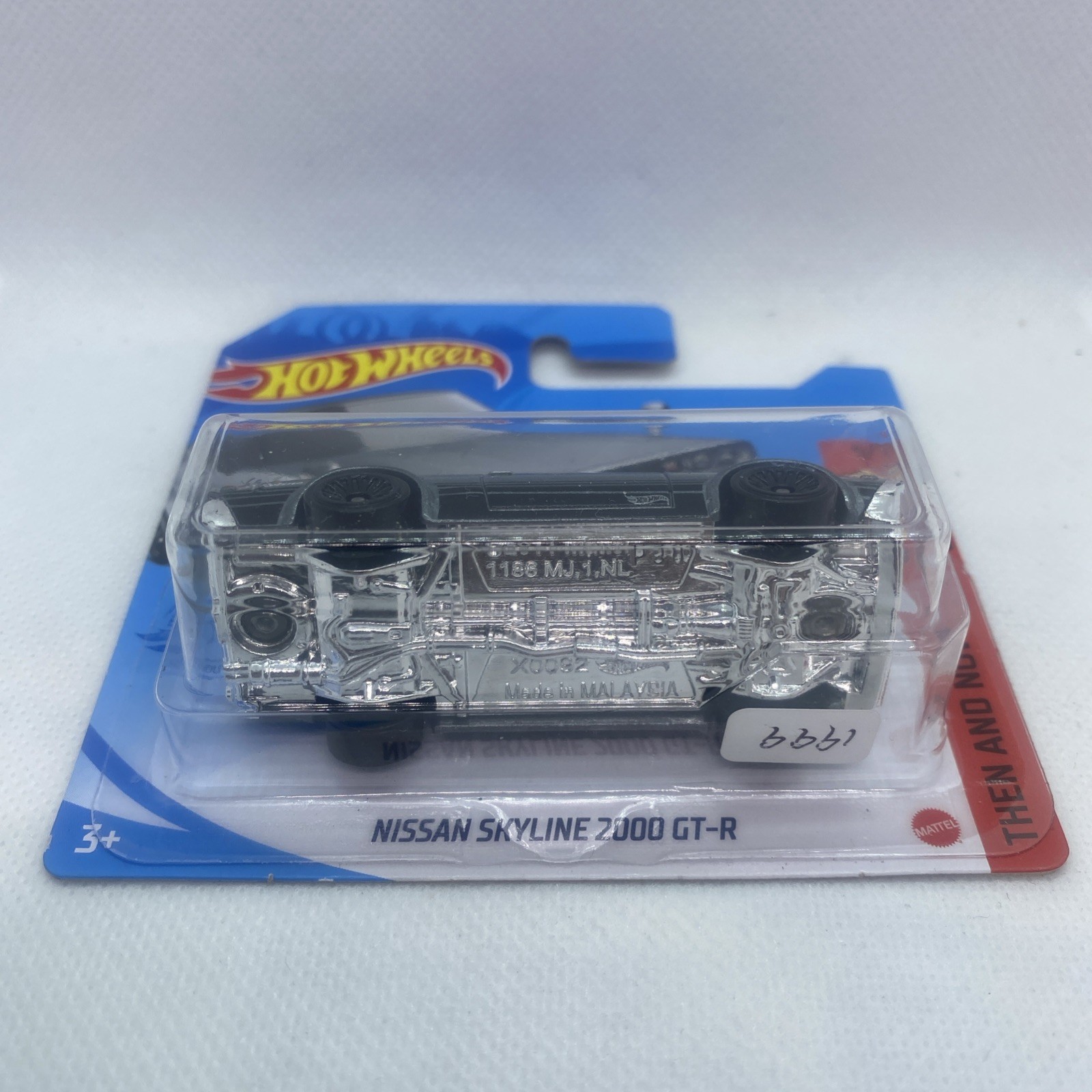 Hot Wheels Nissan Skyline 2000 GT-R Then & Now 9/10 Silver Diecast 1:64 #180
