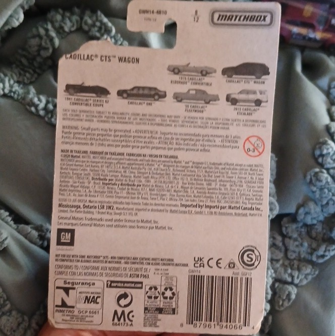 Matchbox Cadillac CTS Wagon 2010 1:64 Diecast Car Gray Unopened Box