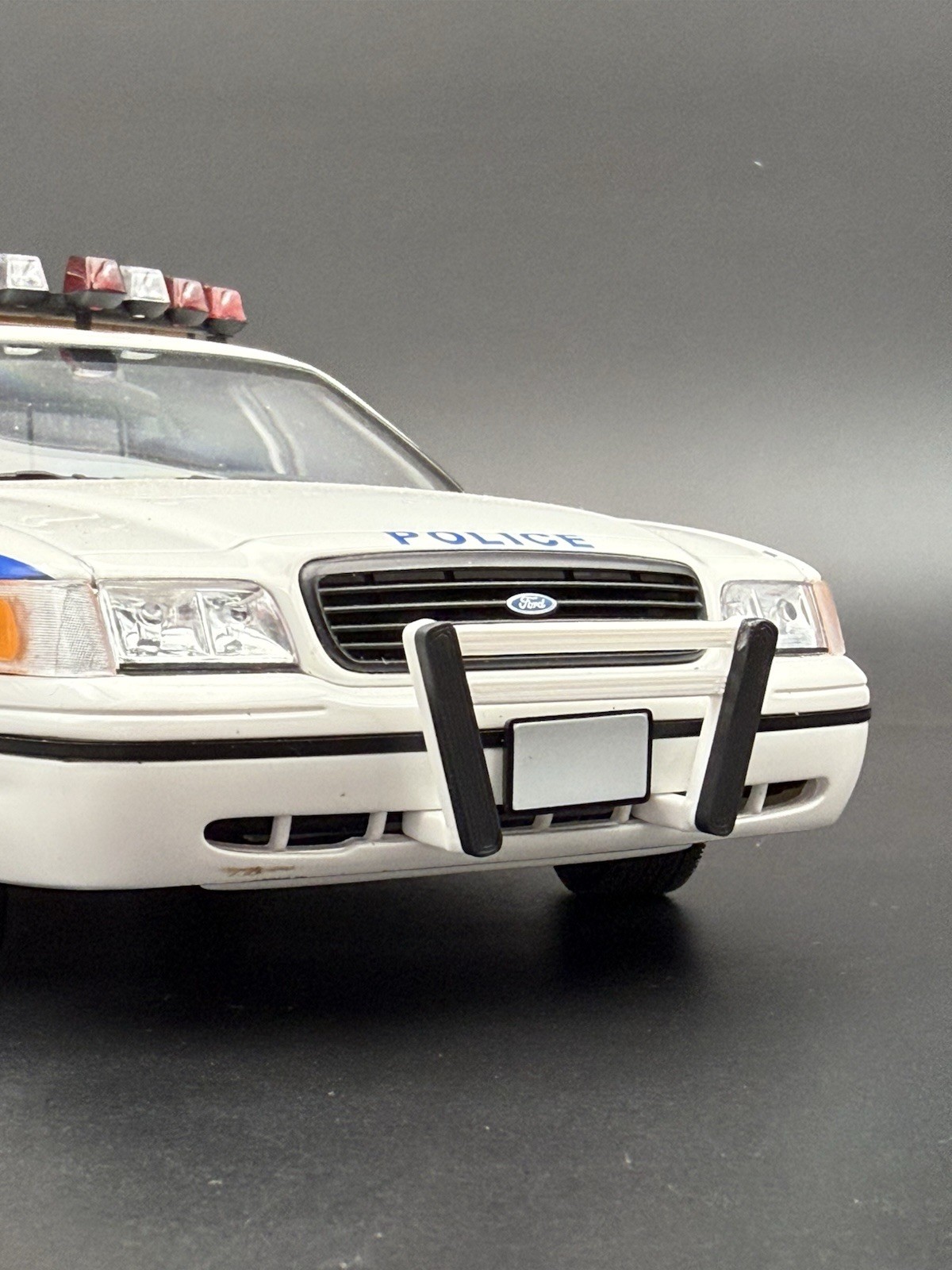 1/18 Scale NYPD Push Bumper New York Police Sheriff Highway Patrol Pushbar 1861