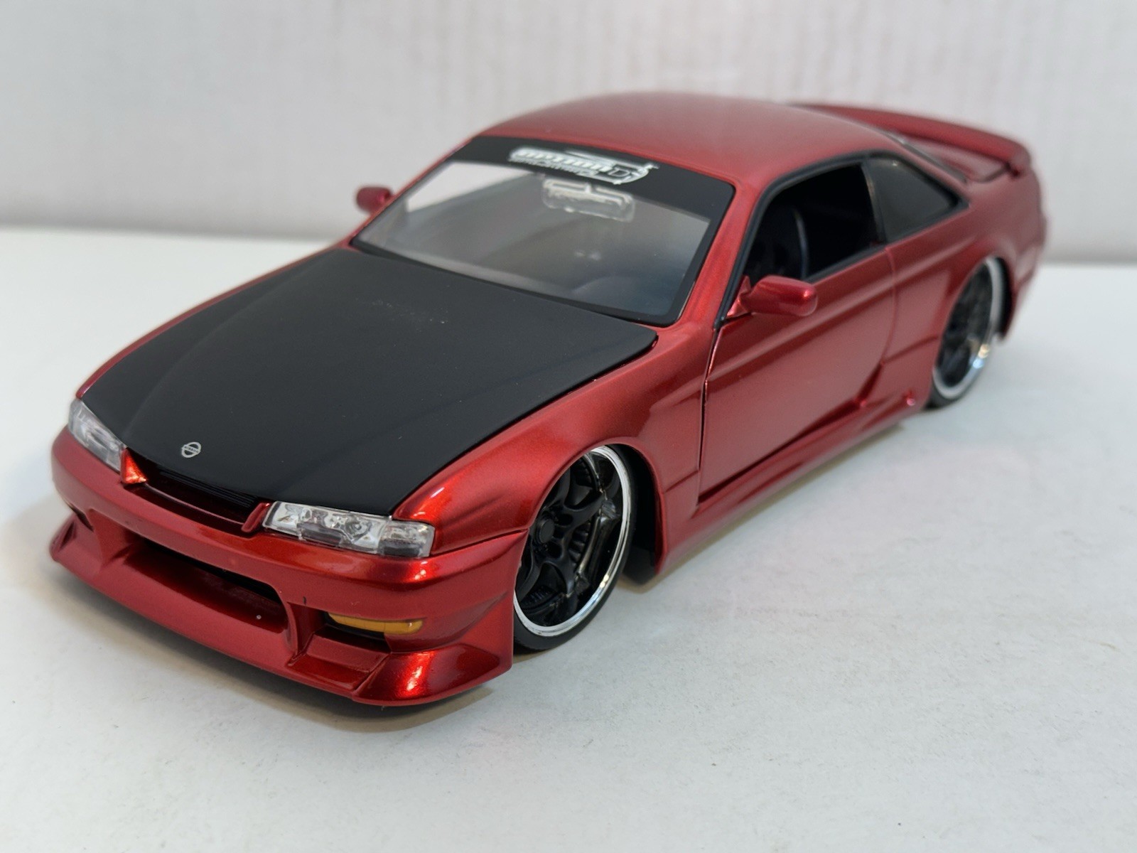 JADA OPTION D 1998 NISSAN 240SX (S-14) RED 1:24 DIECAST MODEL CAR NEW NO BOX