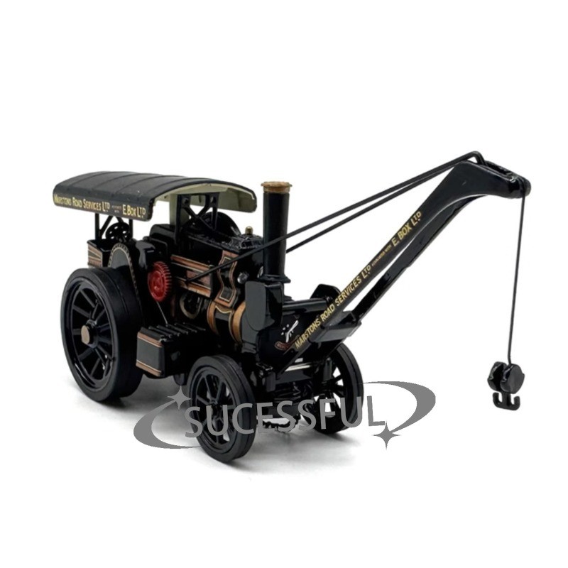 1:76 Fowler B6 Vintage Steam Crane Classic Alloy Diecast Collectible Scale Model
