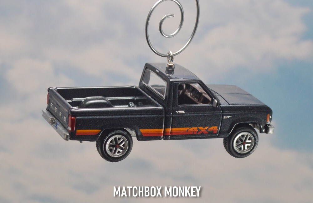 1985 Ford Ranger XL Pickup Truck Custom Christmas Tree Ornament 4X4 RARE Adorno