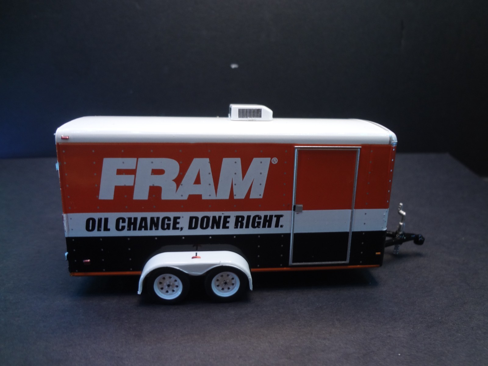 1:64 Scale enclosed car trailer w opening rear FRAM Oil Filters – Loose 1:64