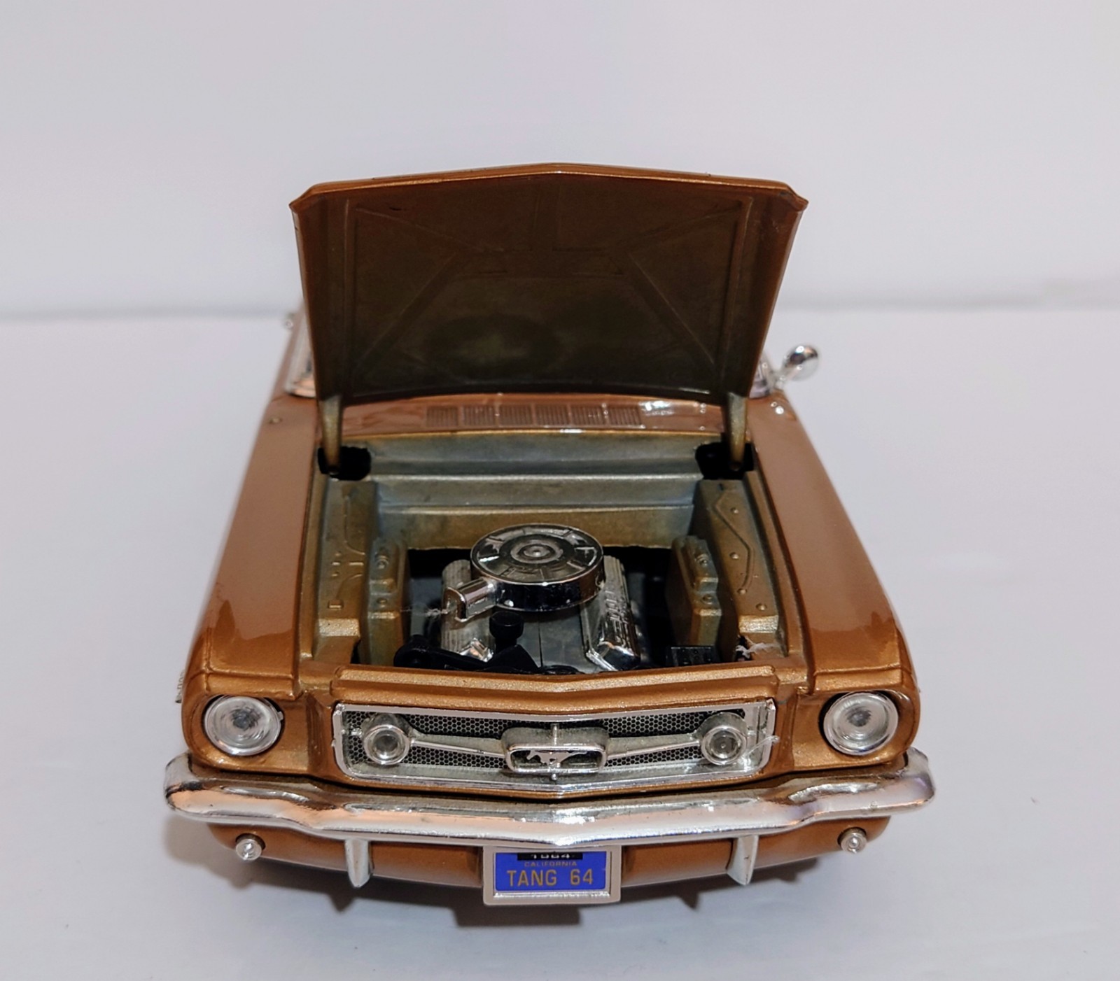 1:18 MIRA CALIDAD GOLDEN LINE 1964 1/2 FORD MUSTANG CONVERTIBLE BROWN BRONZE HTF
