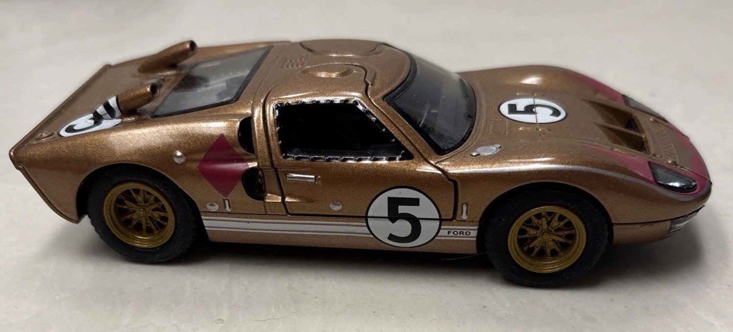 Lot Of 3 Kinsmart GT40 LeMans 24 Hours Ford Win pullback 1/32 Diecast #1,#2,#5