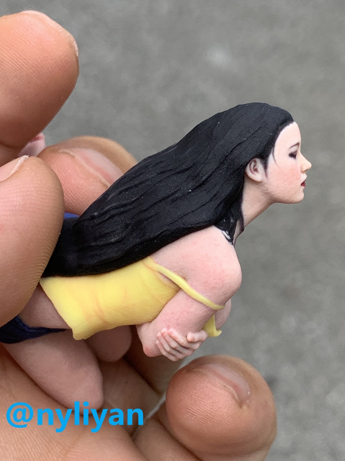 1/12 1/16 1/18 Miniature Sexy Thinking Beauty Girl Scene Props Figure For Cars
