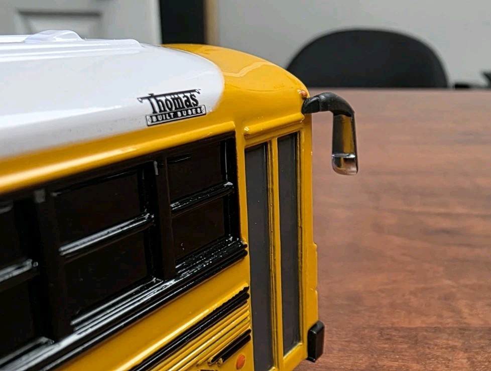 Thomas Saf-T-Liner HDX ER 3D Printed Mirrors for Diecast Model School Bus