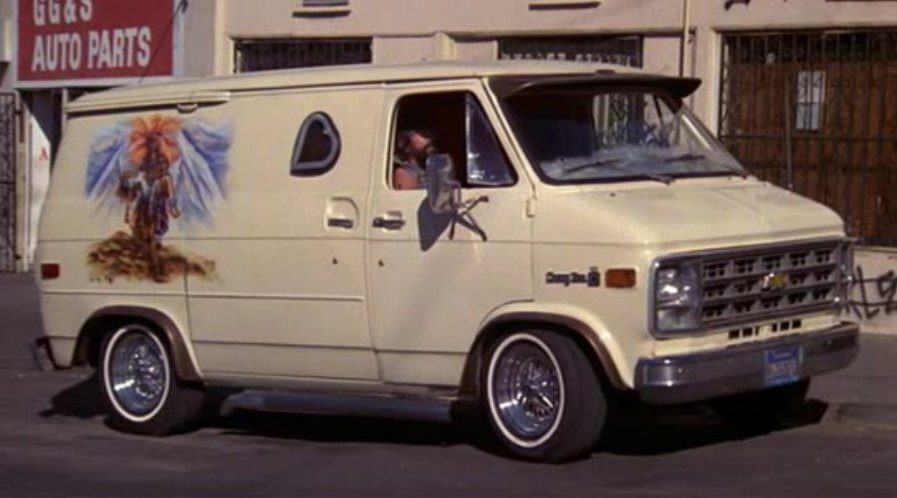 Clear 1:64 Waterslide Decal Cheech and Chong Up In Smoke Lowrider Van