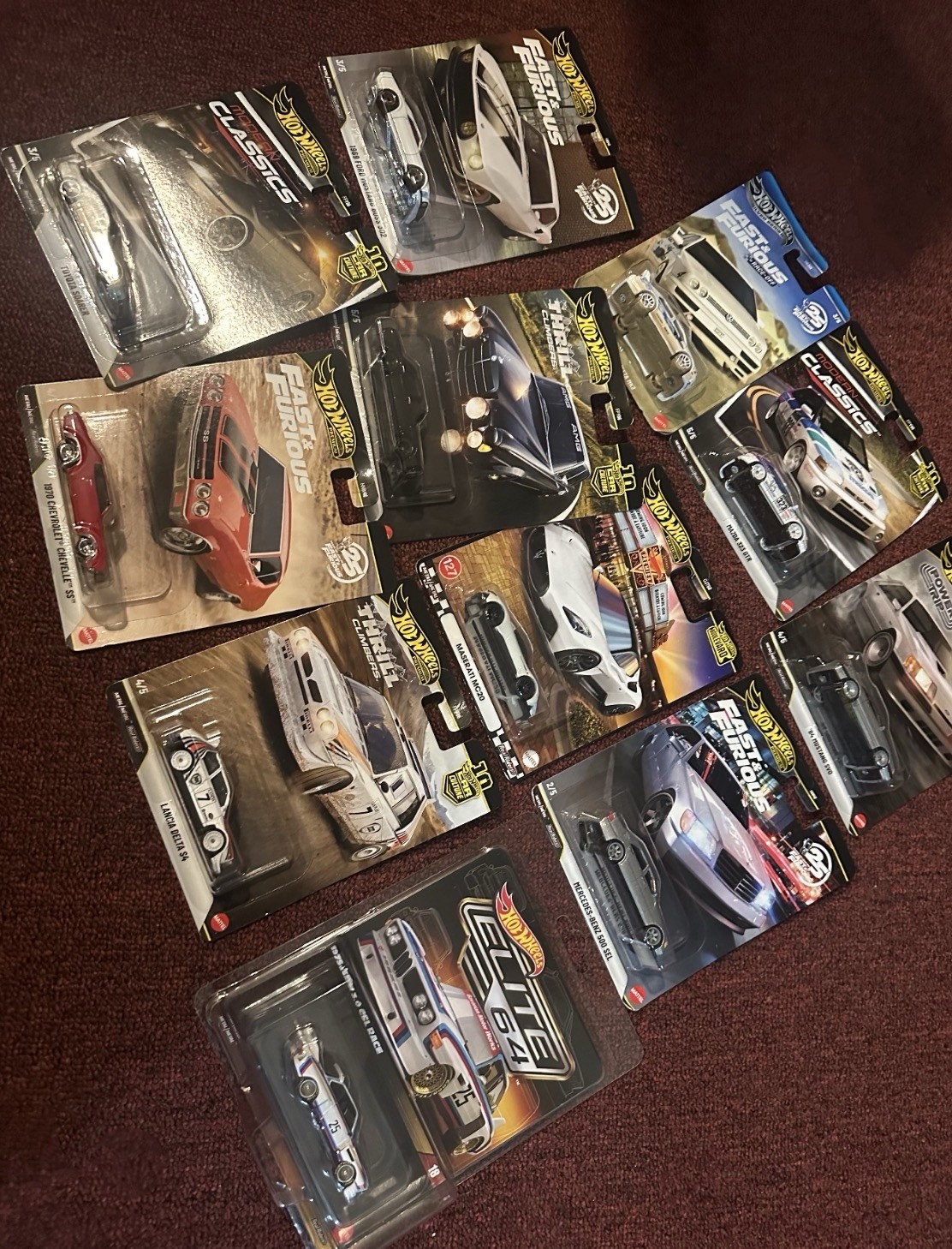Hot Wheels Premium Lot Fast & Furious Elite 64 Car Culture Modern Classics