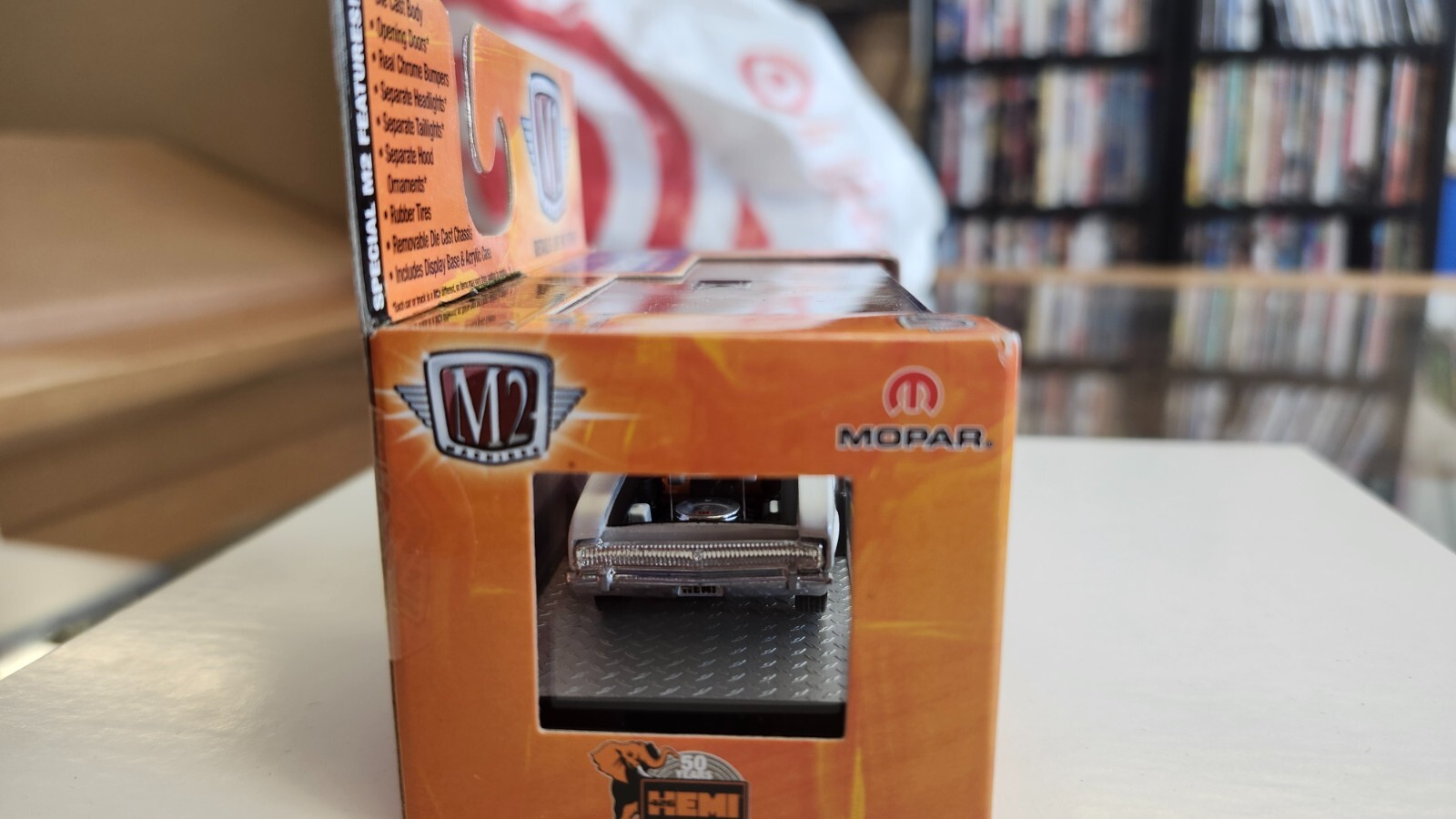 M2 Machines 50 Years of Hemi 1966 Dodge Charger HEMI 14-10 Walmart Excl in White