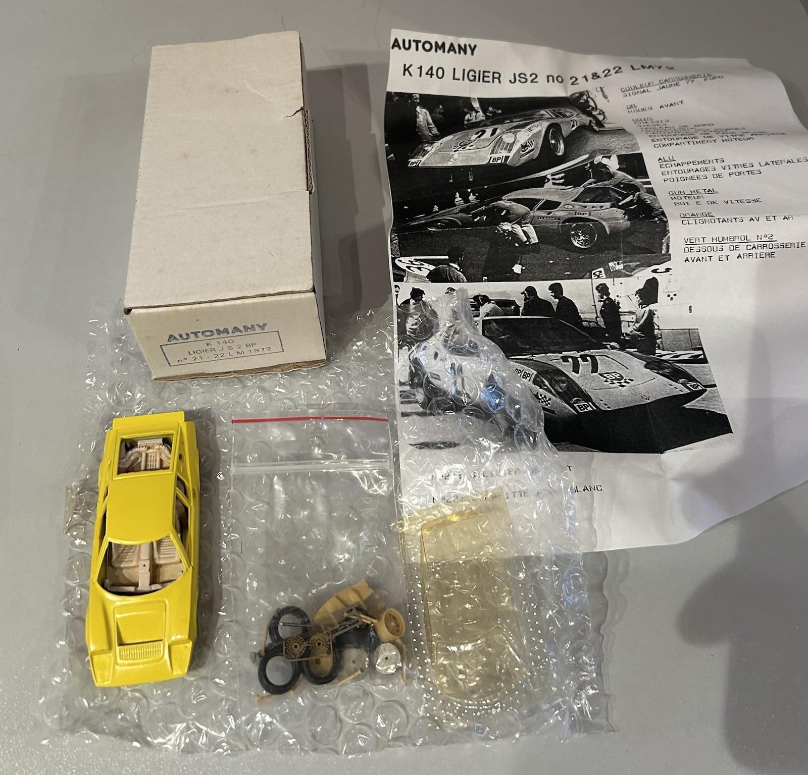 X1 Automany 1/43 Car Resin Kit – Professionally Pre-Painted, No Decals