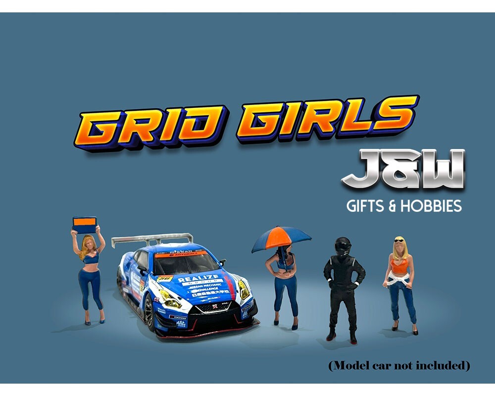 American Diorama Grid Girls Figures 2406 1/64