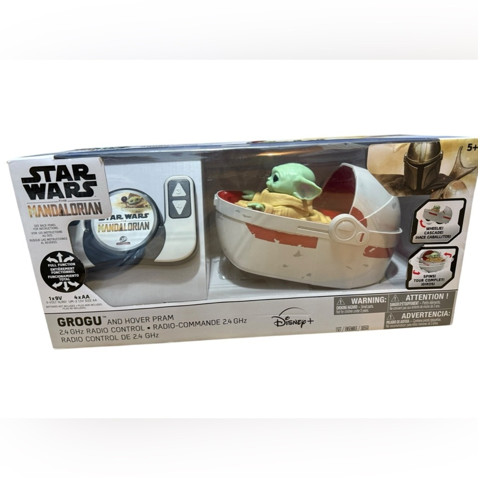 Star Wars – The Mandalorian 9″ Radio Controlled Grogu & Hover Pram