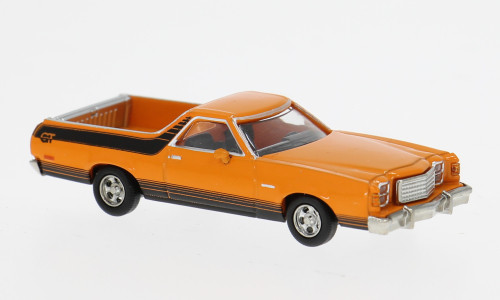 BREKINA 1977 FORD RANCHERO GT ORANGE HO 1/87 PLASTIC