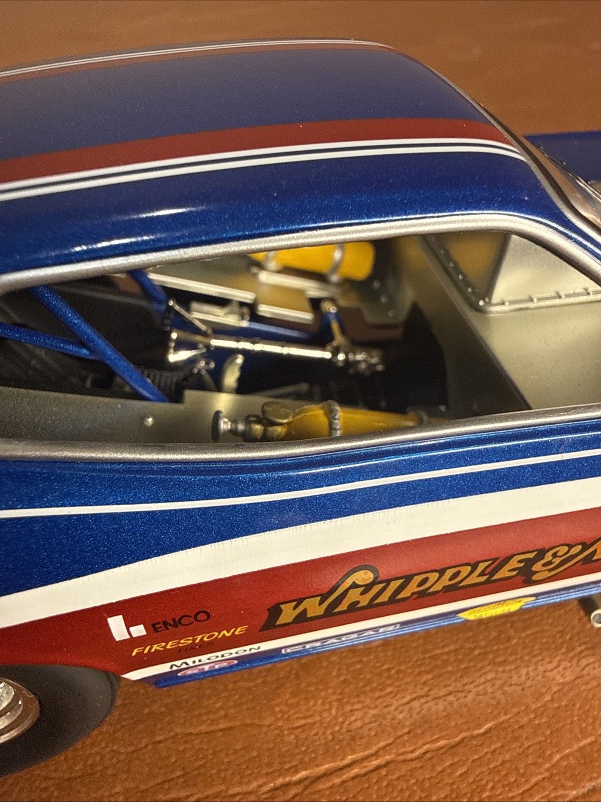 RARE 1320 THE FLOPPERS 1971 PLYMOUTH CUDA “WHIPPLE & McCULLOCH” 1:24 SCALE
