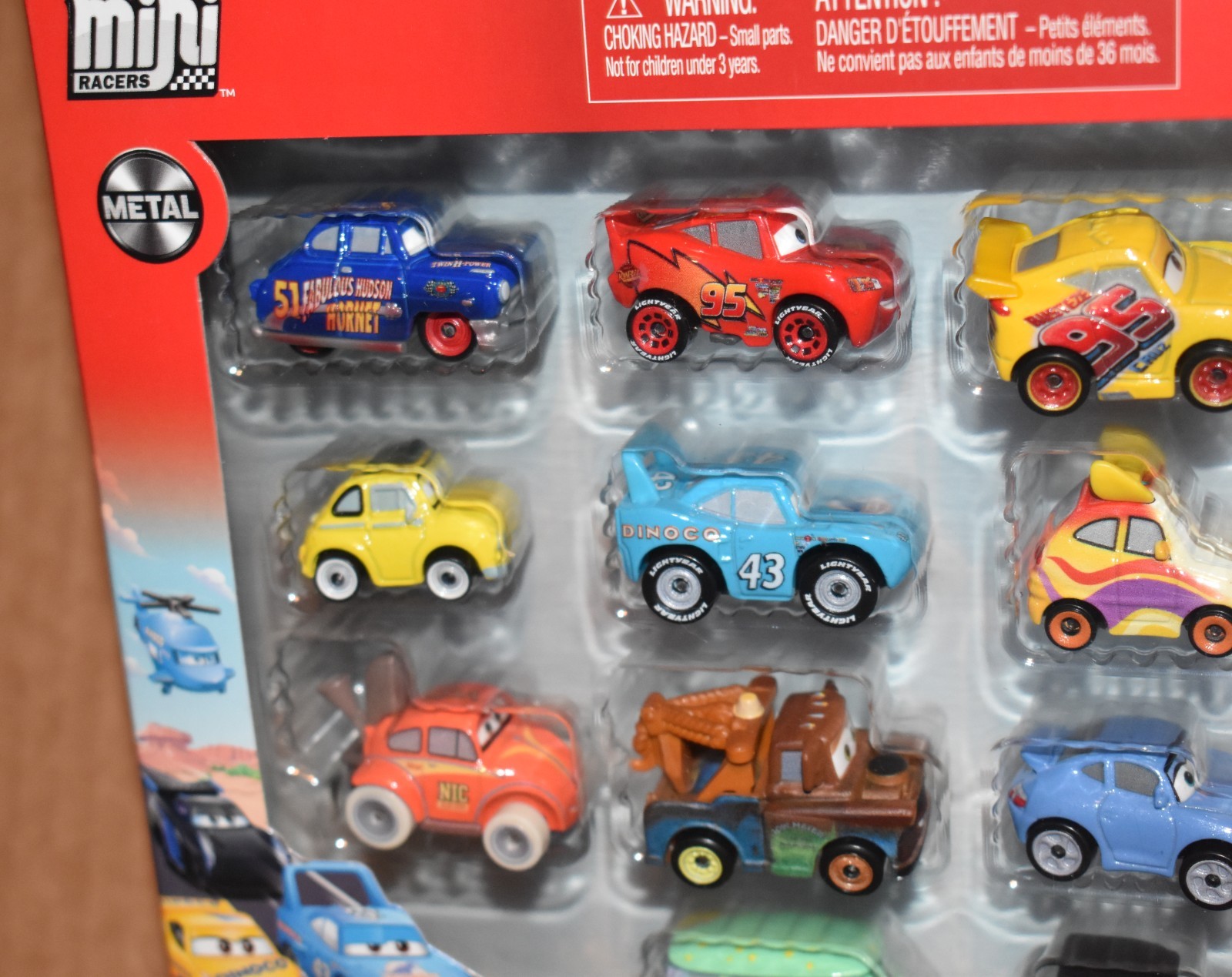 Disney Pixar Cars Mini Racers VARIETY CARLA VELOSO,SALLY,LUIGI, 15 Pack LOT 2NEW