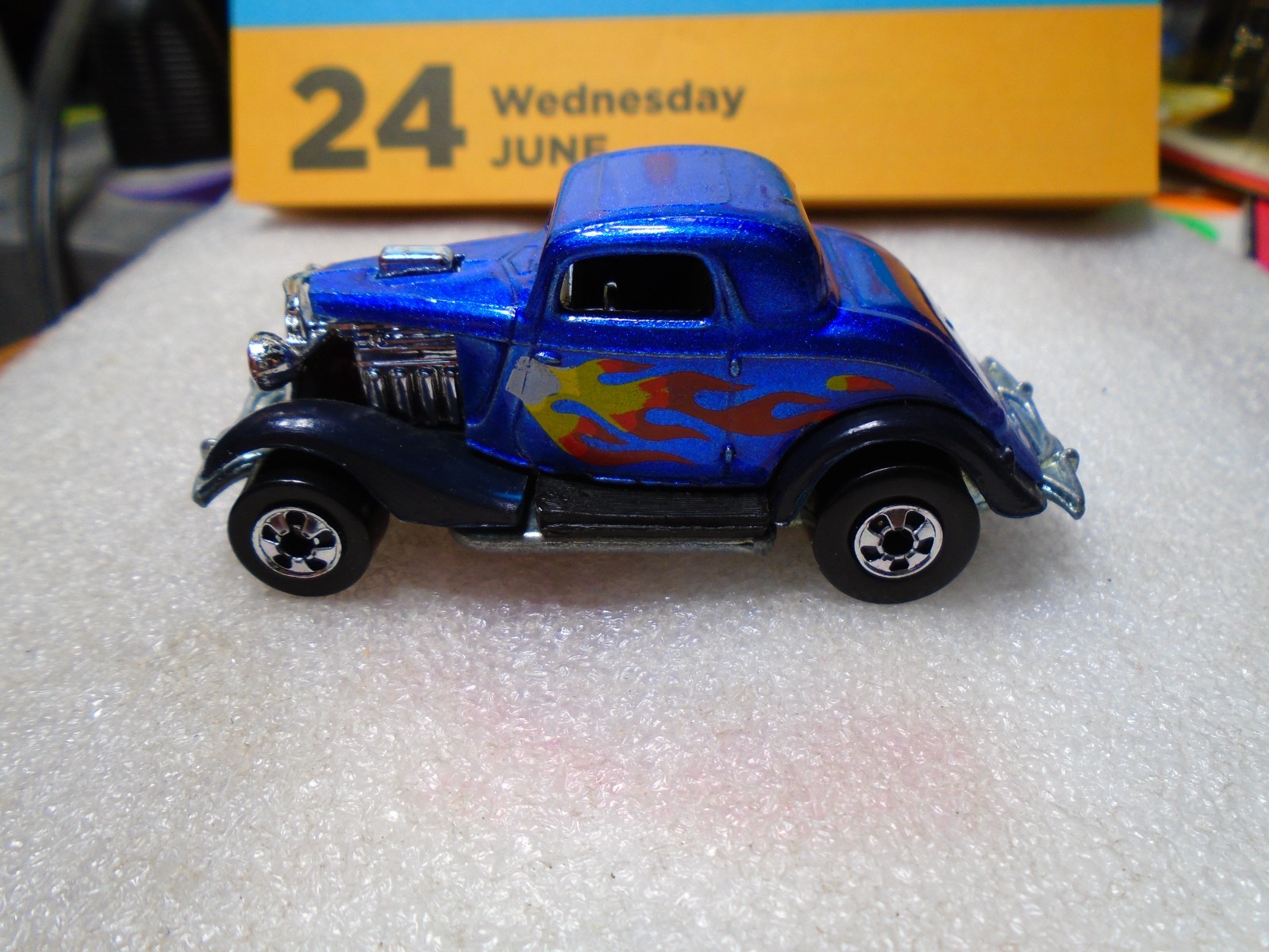 Hot Wheels Loose Blackwalls 3-Window ’34 Blue