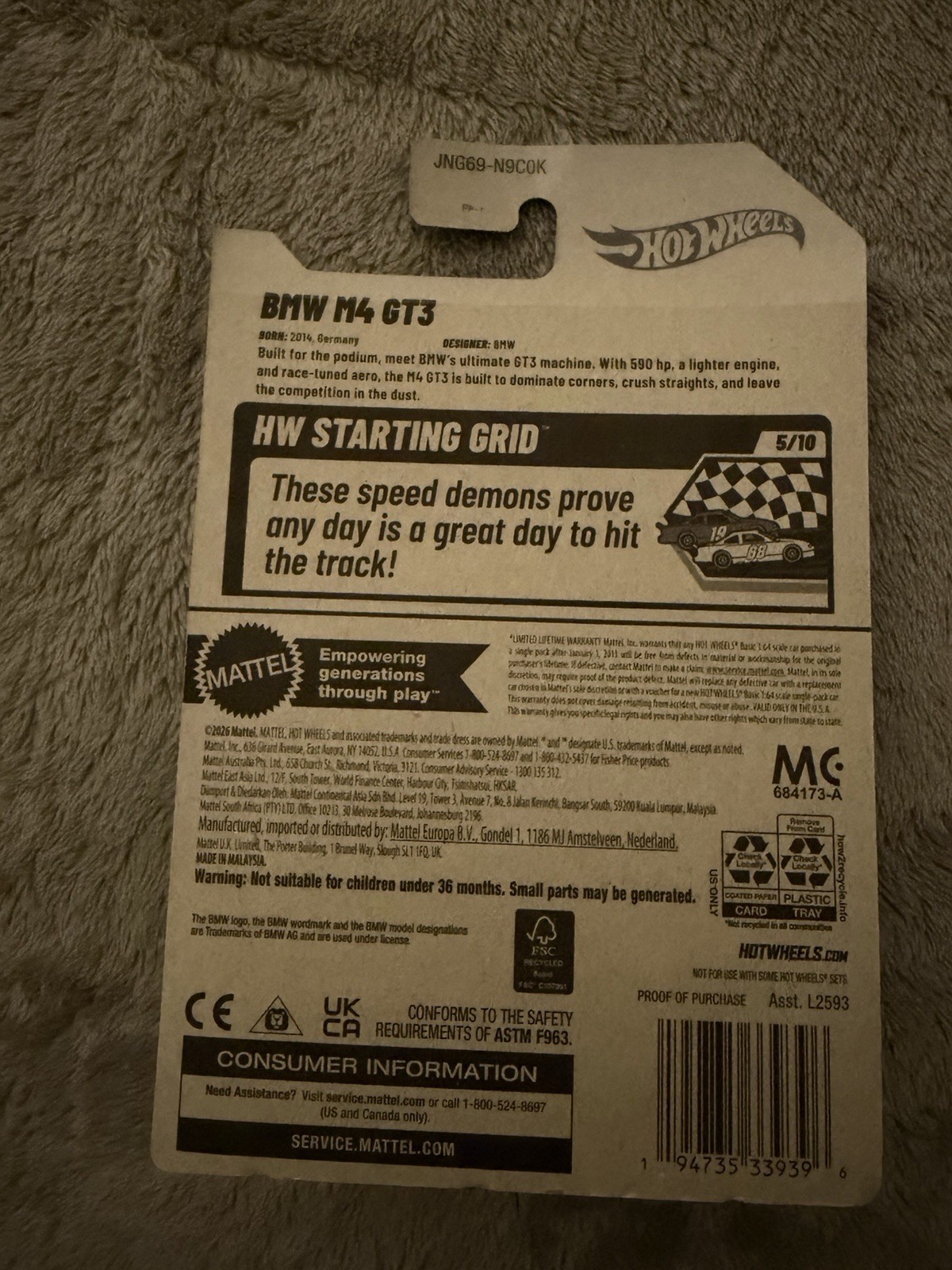 Hot Wheels Lot of 3 ’20 Toyota GR Supra BMW M4 GT3 Mazda RX-3 1:64 Sealed