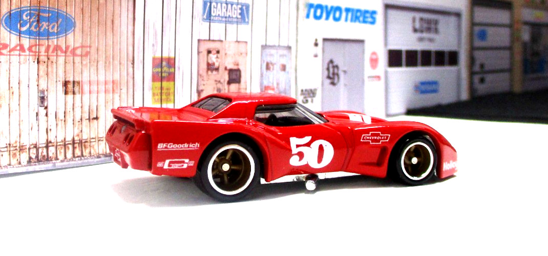 2026 Hot Wheels Vintage Racing ‘ 76 Greenwood Corvette Real Riders New/Loose!