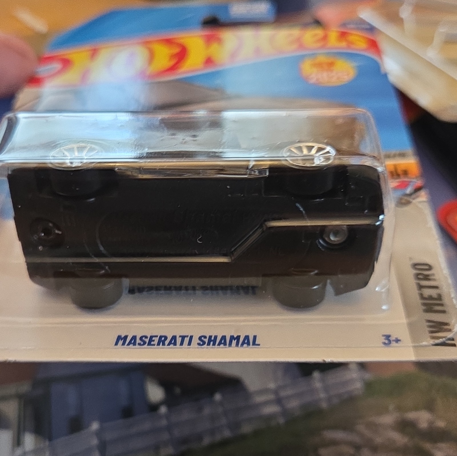 Hot Wheels HW Metro 1:64 1990 Maserati Shamal Black Diecast Car Unopened