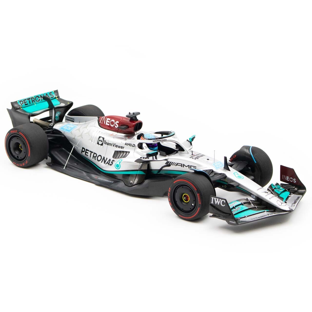 Minichamps George Russell Mercedes-AMG W13E 1st Win Brazilian GP 2022 1:18