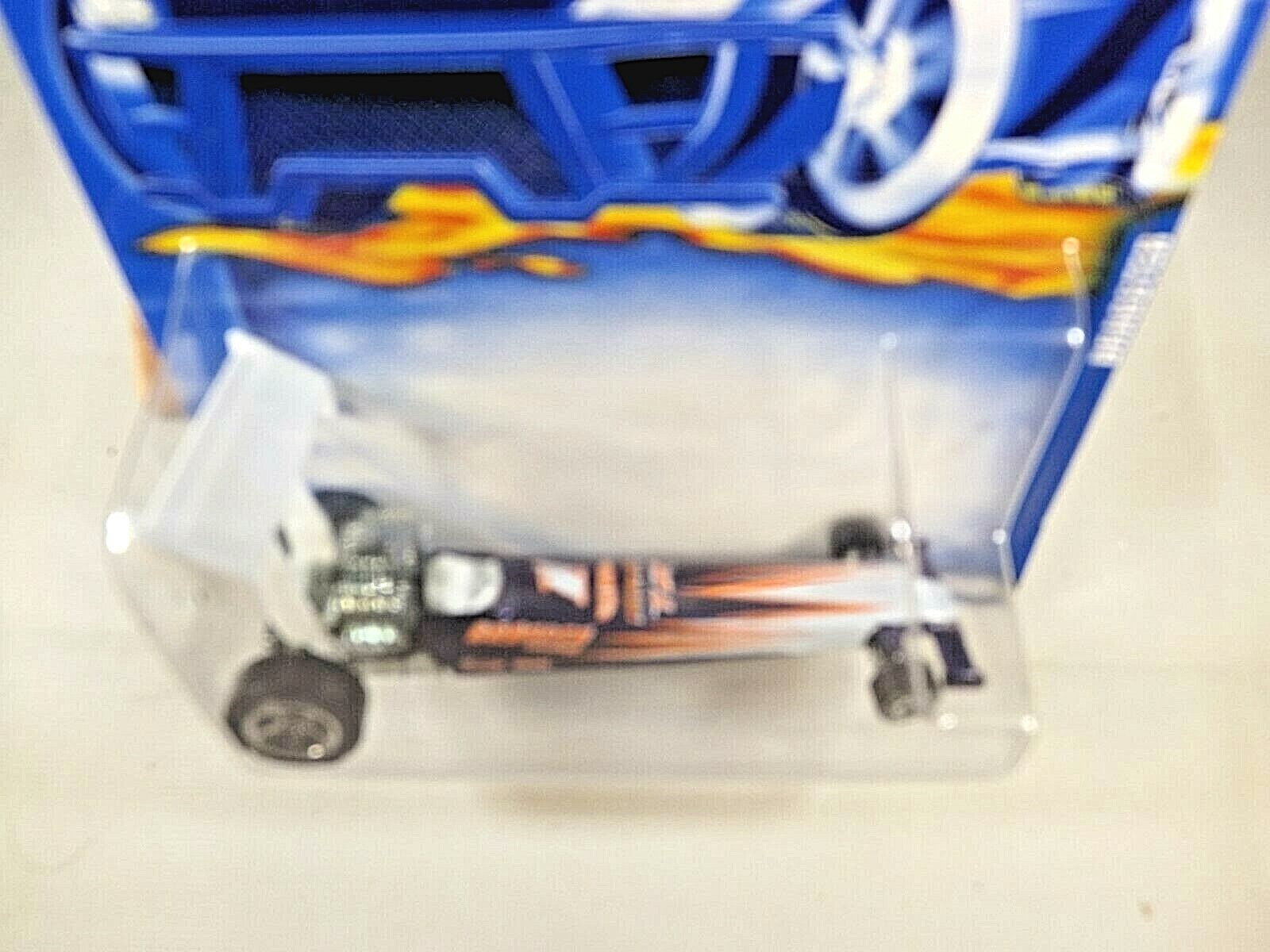 2001 Hot Wheels Mainline/Collector #164 DRAGSTER Purple/White w/5SpRear-MW Front