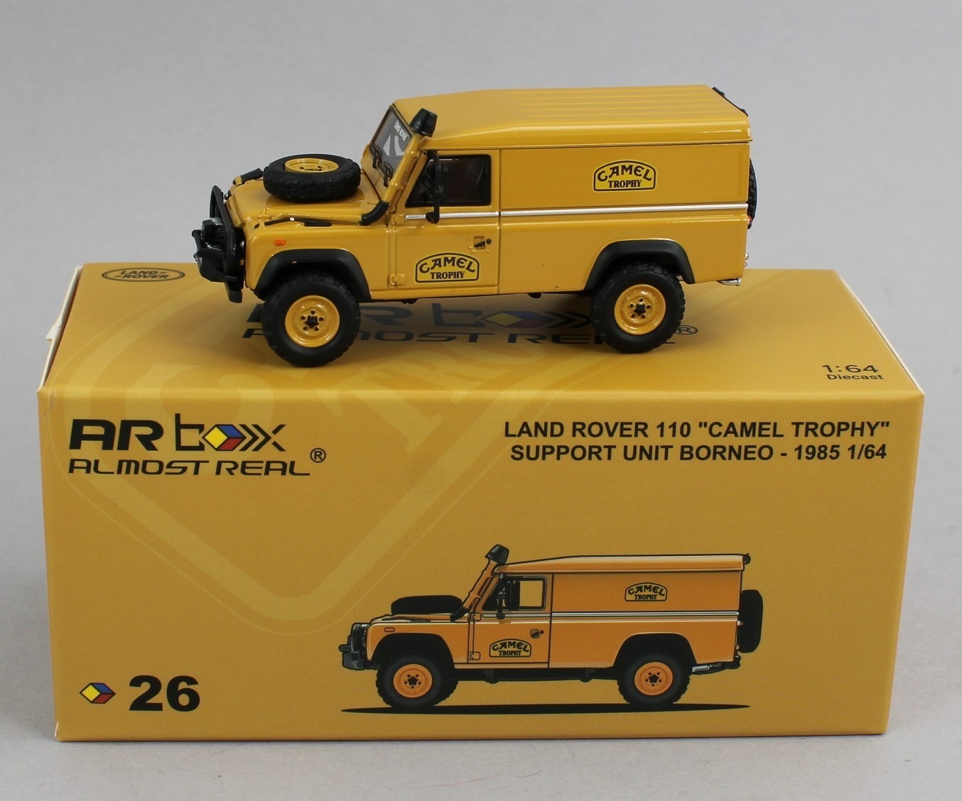 1:64 *AR KAIZO* Land Rover 110 “CAMEL TROPY TRUCK” ALMOST REAL *NIB*