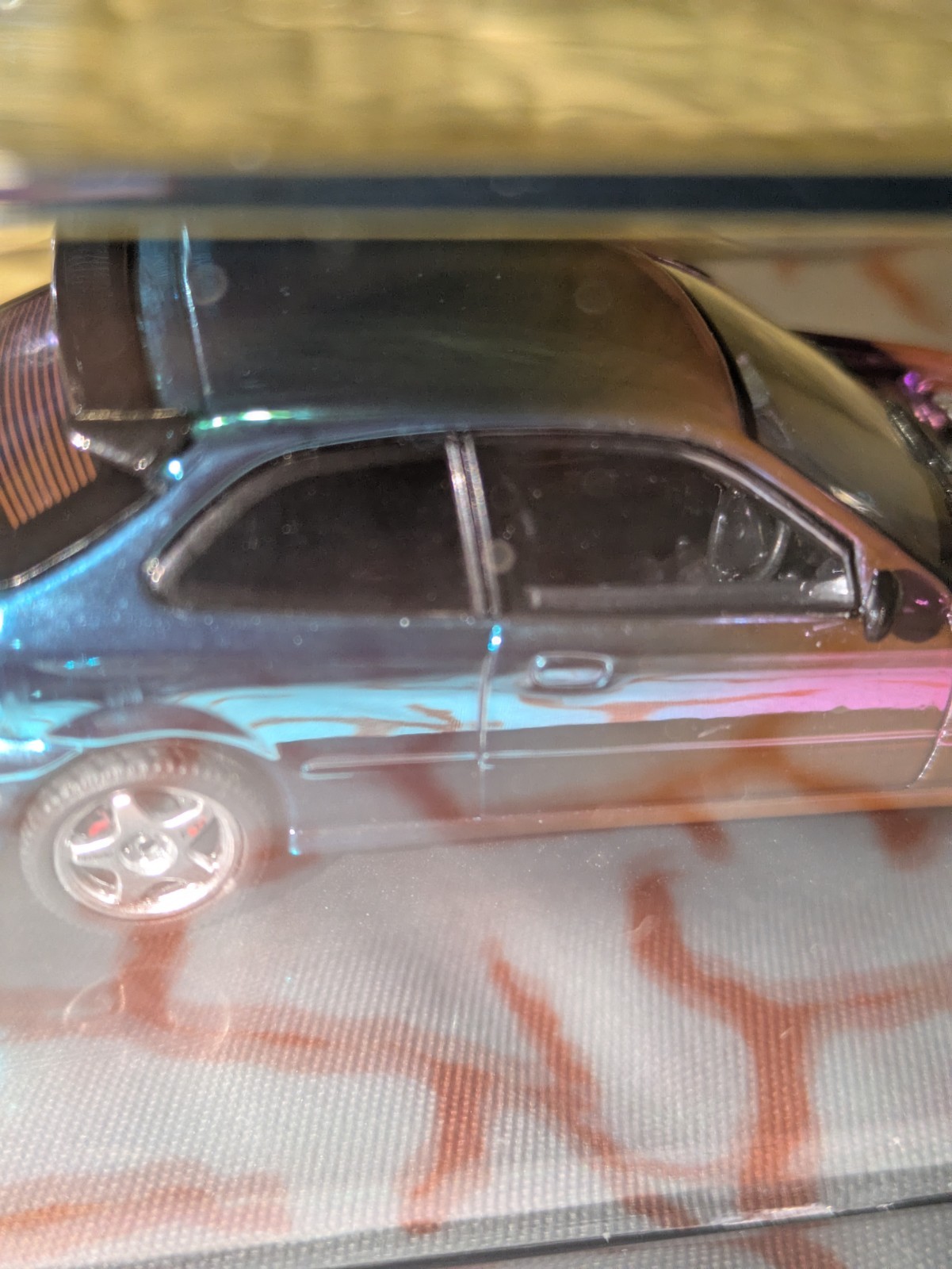 Motorhelix 1:64 Civic Ek9 Custom Chrome Color Diecast