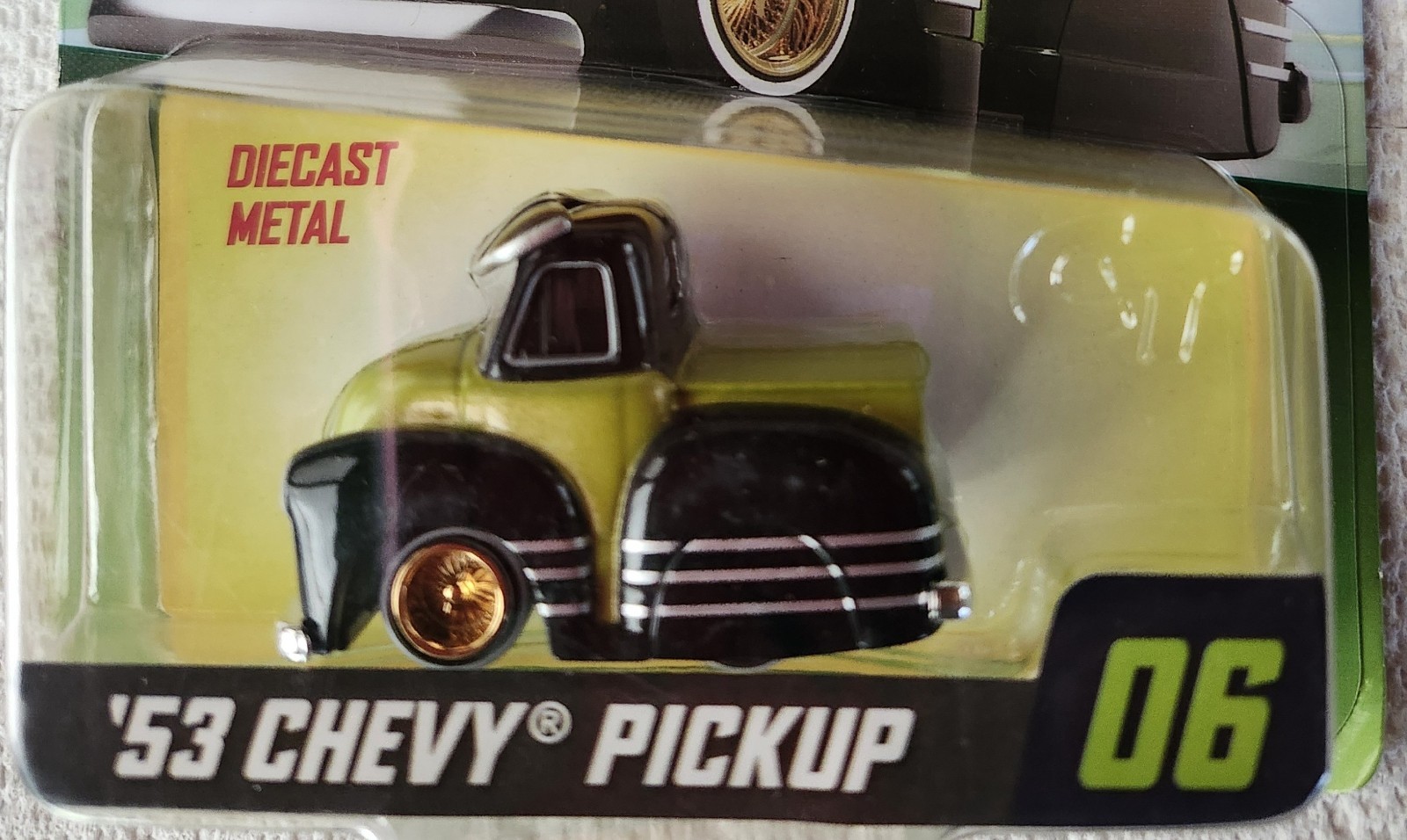 1953 Chevy Pickup in Two-Toned Green : Car Tuned : Series 2 #06 : 1:64 Scale