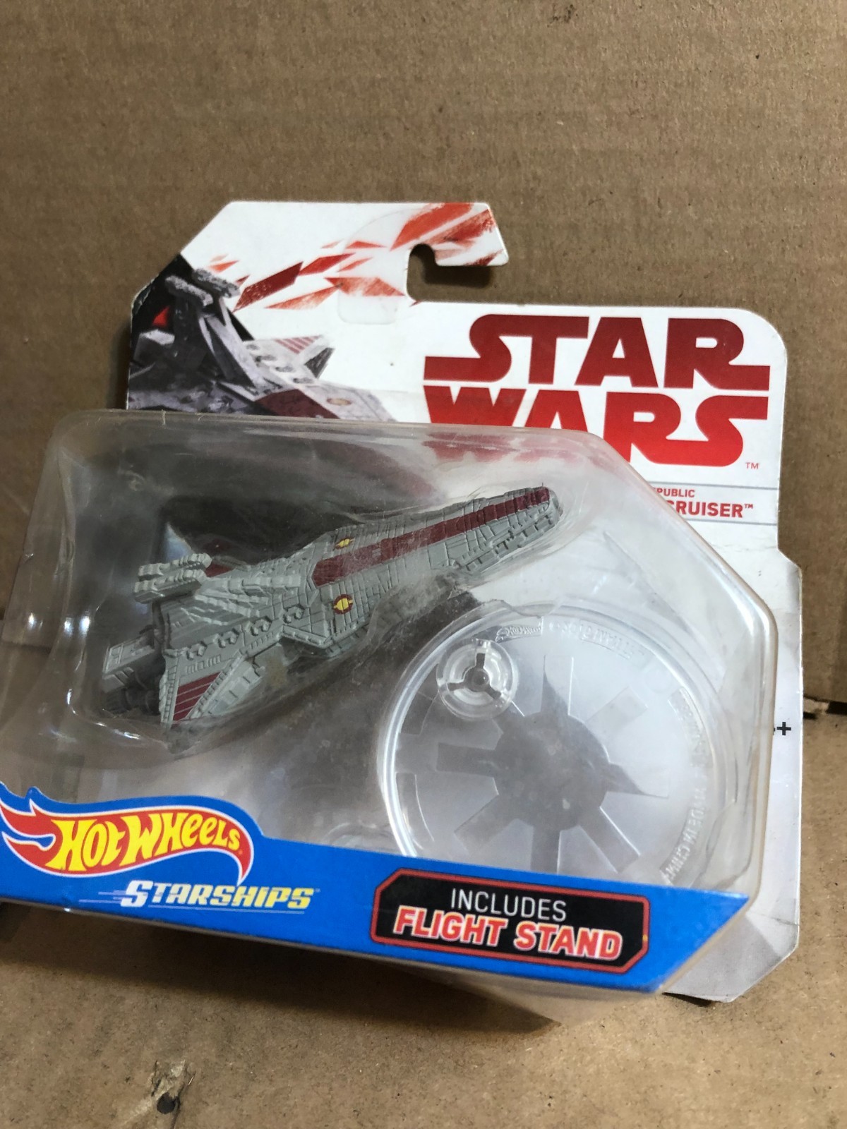 2017 Star Wars Hot Wheels Starships Republic Attack Cruiser NIB