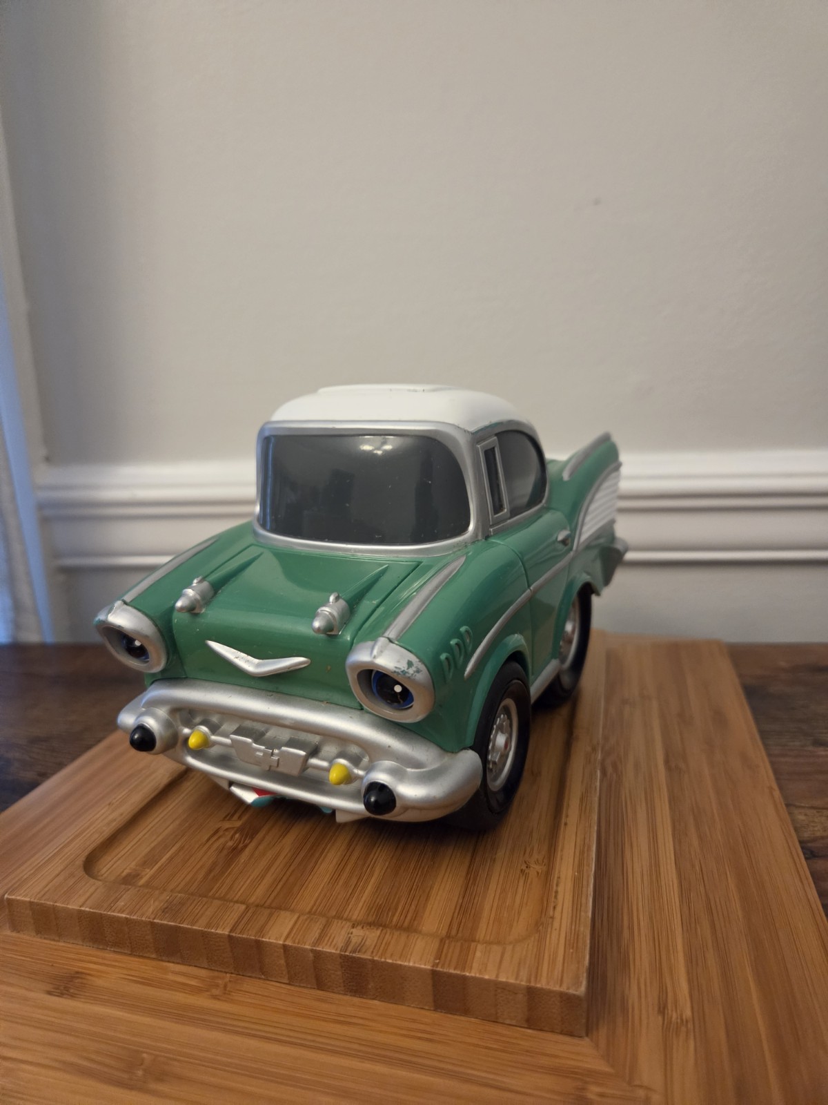 2001 ERTL Little Muscle 1957 CHEVROLET BEL AIRE Push n Roll green STEADIE car