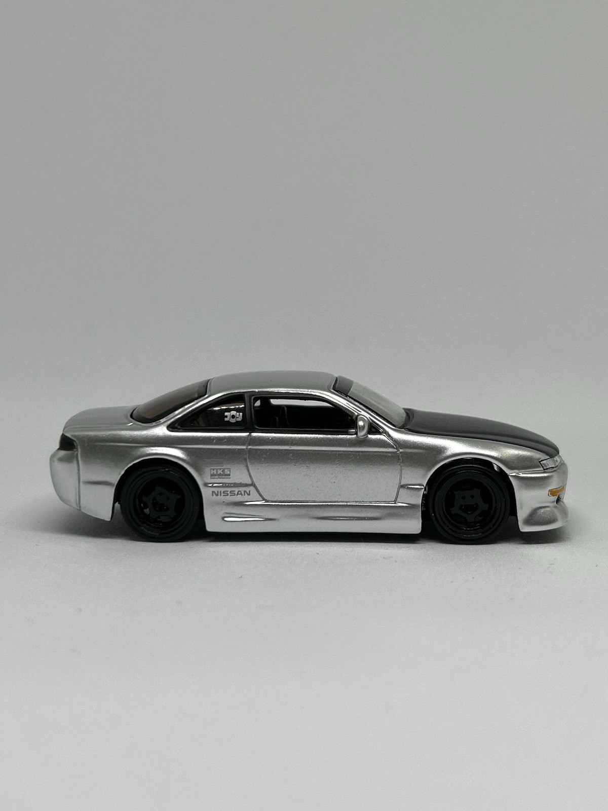 Jada Toys Nissan Silvia 240SX S14 – Silver Dub City Loose 1/64 Diecast Car 🔥