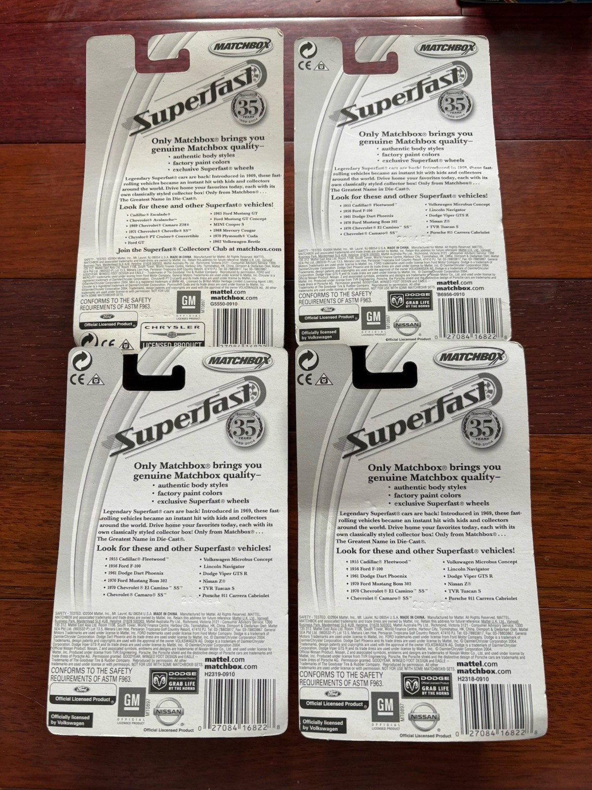 Lot of 32 Superfast 35th Anniversary Matchbox Cars New in Box