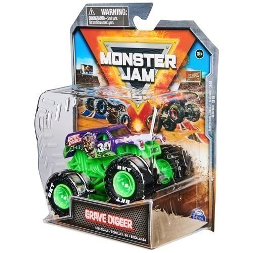 Monster Jam Official Grave Digger 30th Anniversary Series 36 Diecast 1:64 Truck